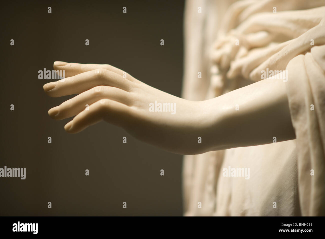 Main d'une statue - «silence' août , Saint Gaudens Utica, New York Banque D'Images