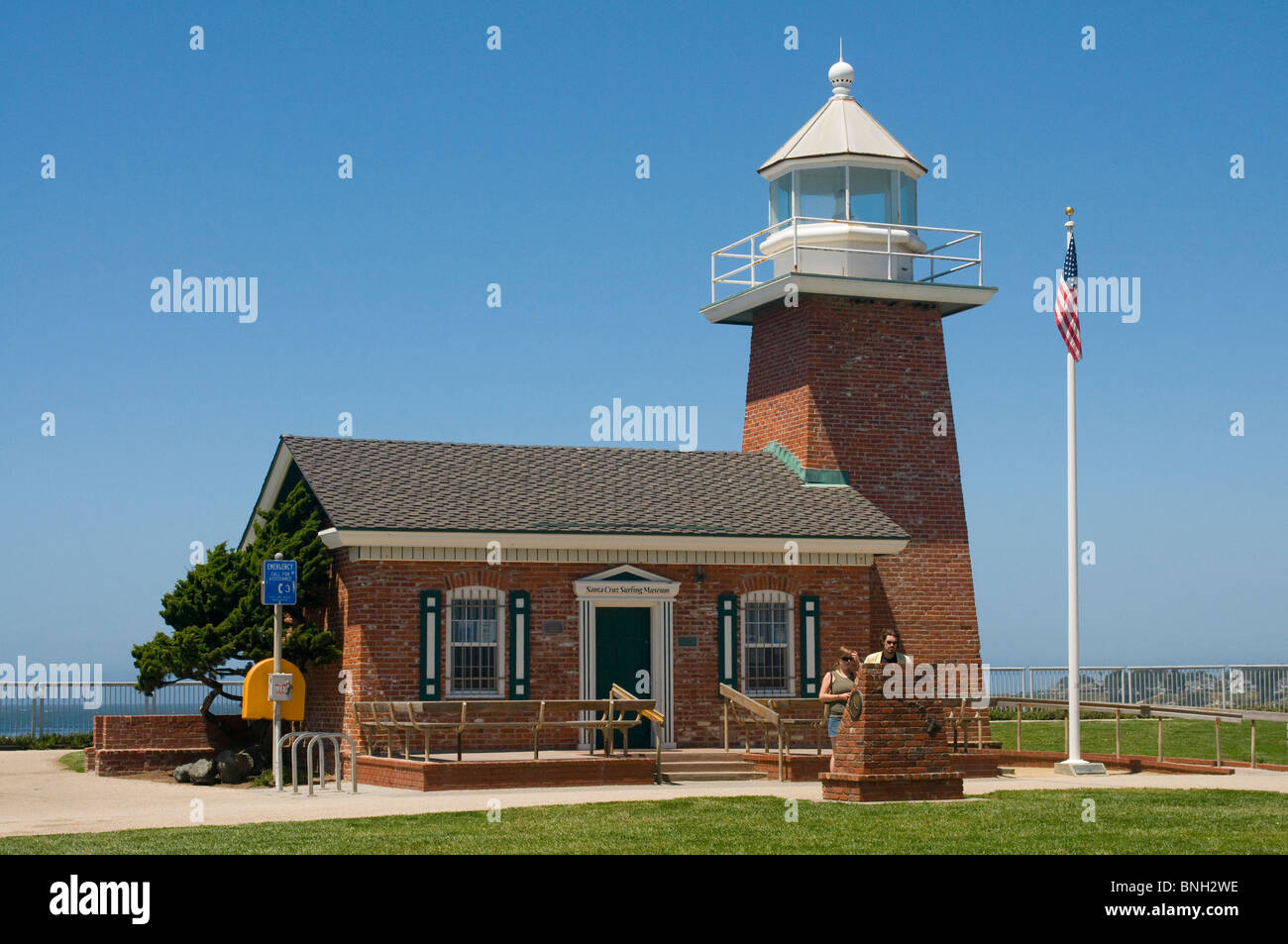 Mark Abbott Memorial Lighthouse point light house Santa Cruz en Californie Banque D'Images