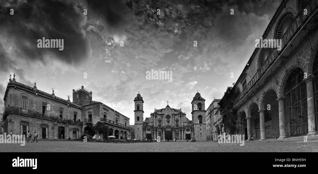 La Cathédrale, La Havane, Cuba Banque D'Images