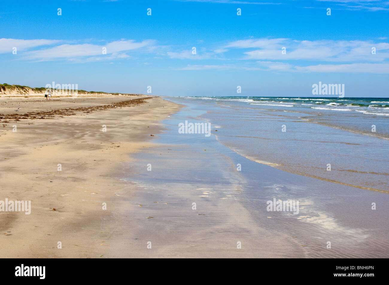 Texas, Padre Island. Padre Island National Seashore. Banque D'Images