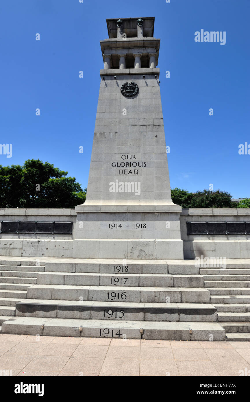 War Memorial à Singapour pour les soldats indiens tombés lors de la première guerre mondiale Banque D'Images