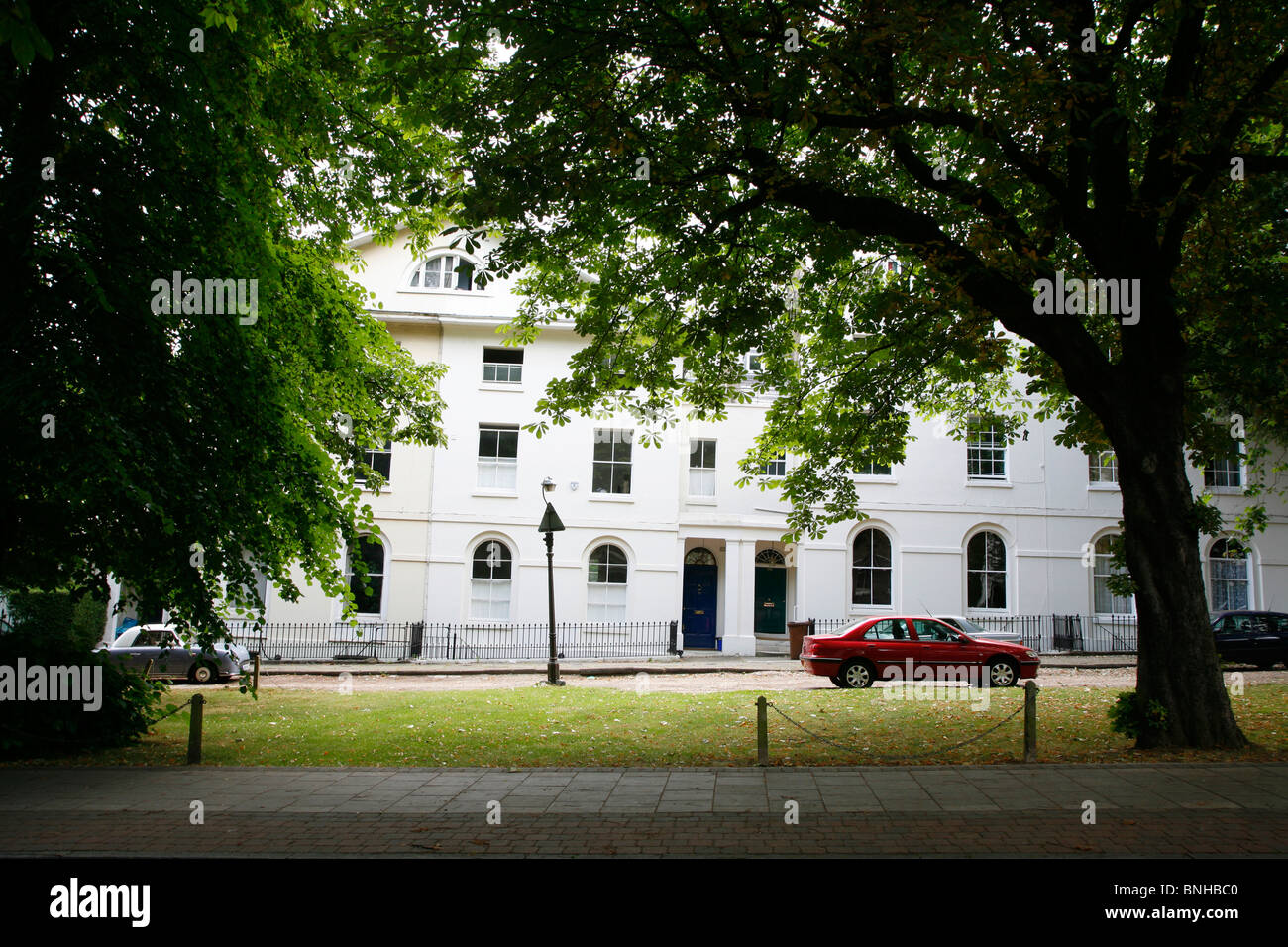 Logement géorgienne sur Camberwell Grove, Camberwell, London, UK Banque D'Images