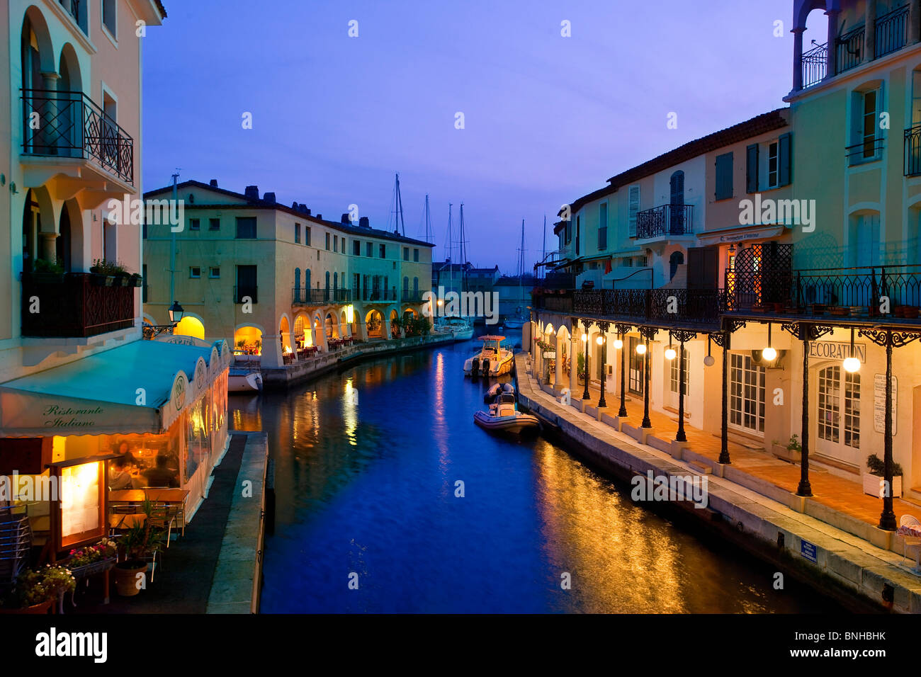 Europe, France,Provence Alpes-Cote d'Azur, Var, Port-Grimaud Banque D'Images