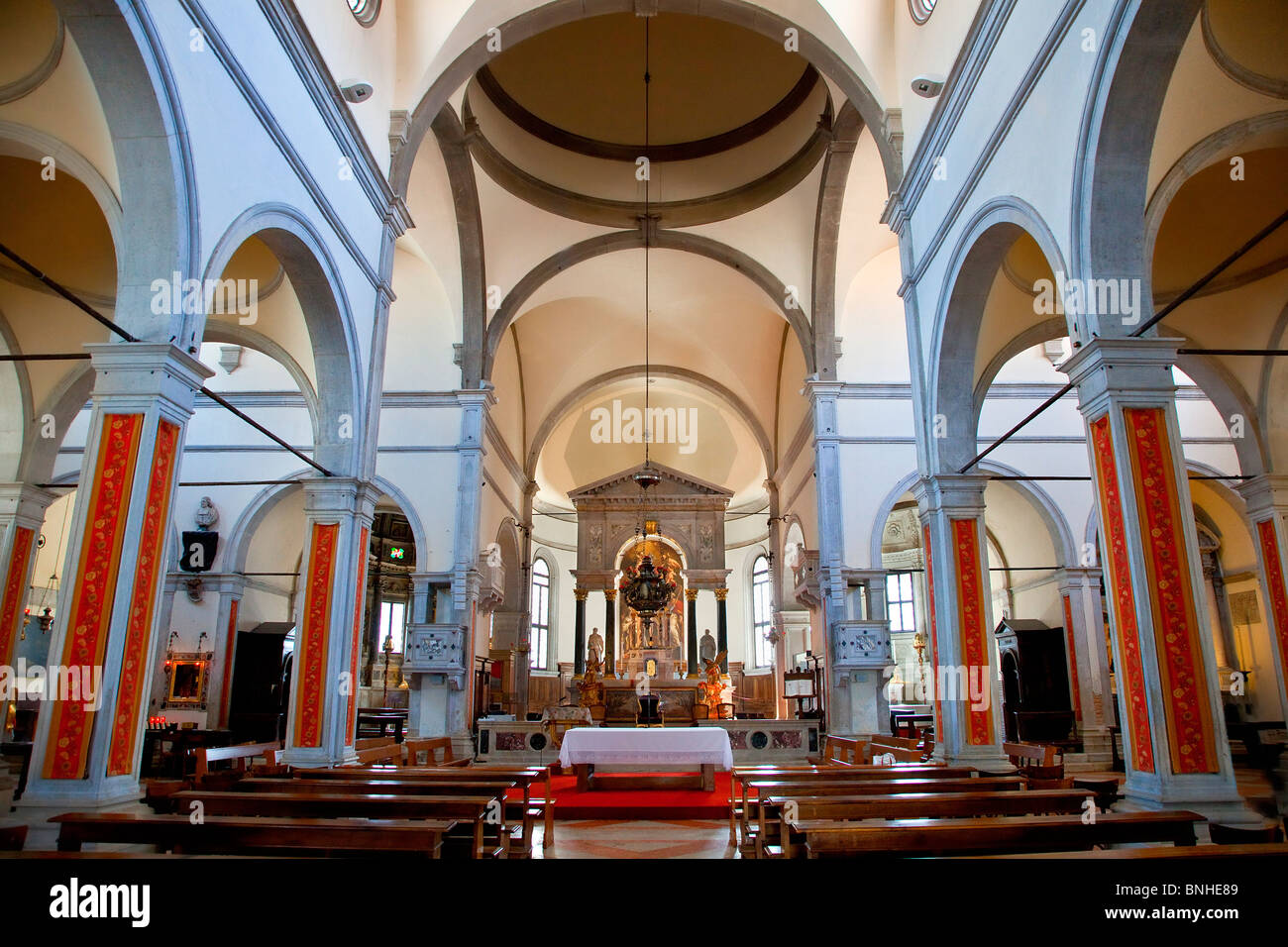 L'Europe, Italie, Vénétie, Venise, classé au Patrimoine Mondial par l'UNESCO, l'église Santa Maria Formosa Banque D'Images