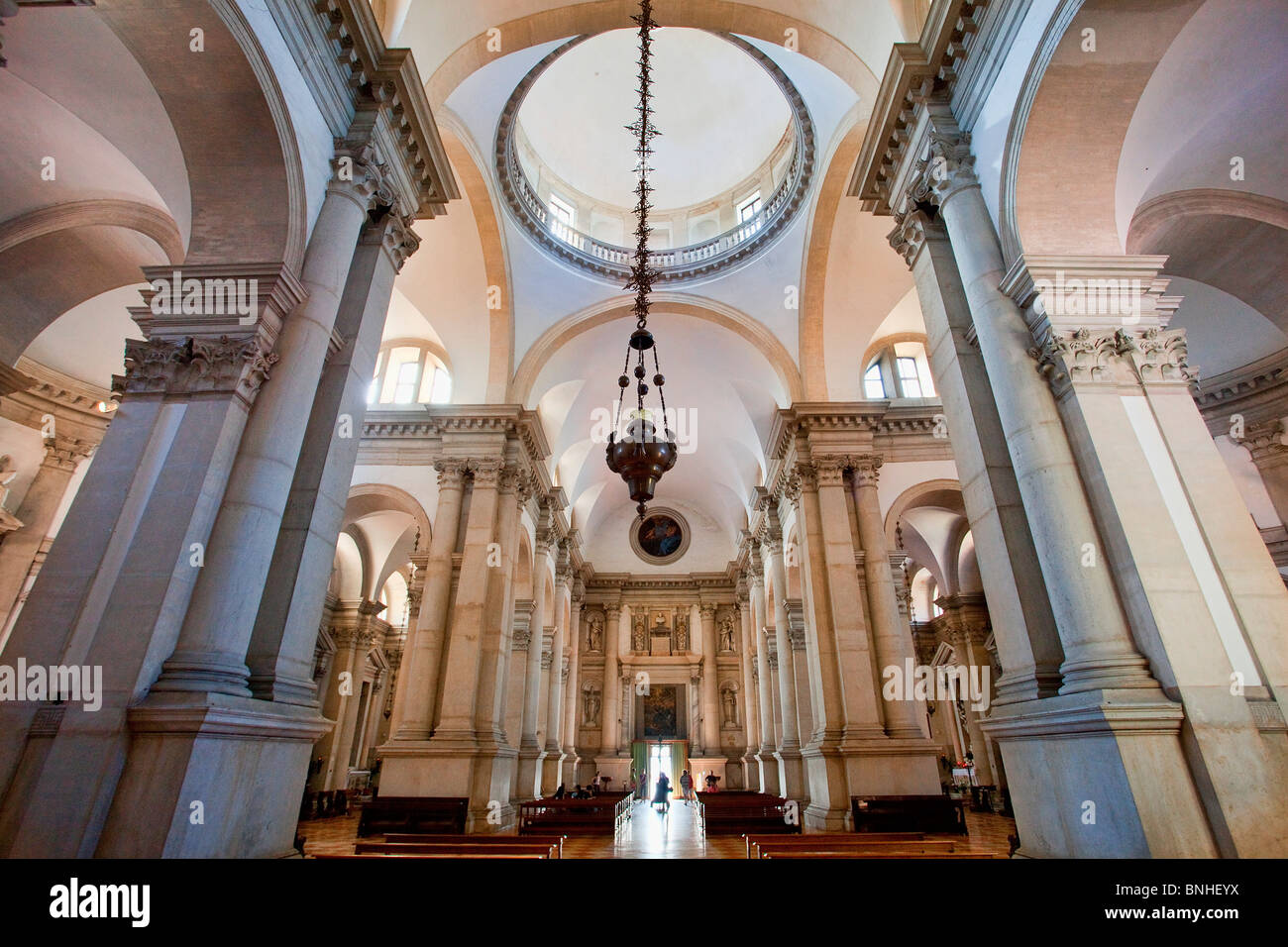 L'Europe, Italie, Vénétie, Venise, classé au Patrimoine Mondial par l'UNESCO, San Giorgio Maggiore Banque D'Images