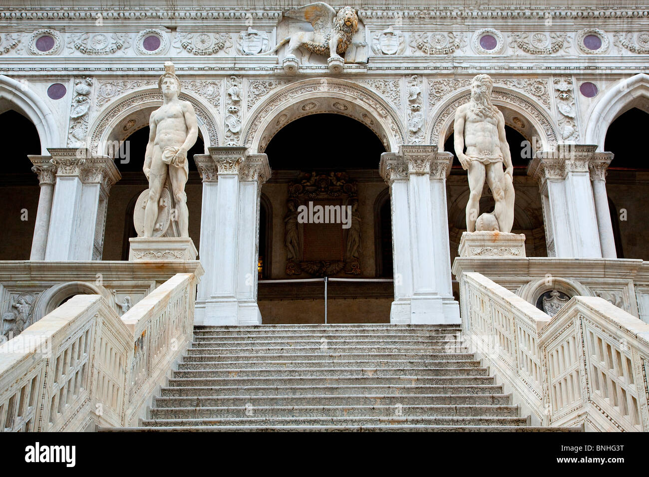 L'Europe, Italie, Vénétie, Venise, classé au Patrimoine Mondial de l'UNESCO, du Palais des Doges (Palazzo Ducale) Banque D'Images