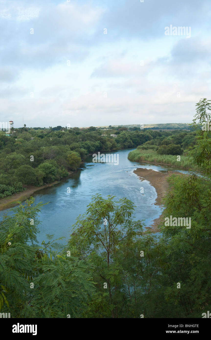 Texas, McAllen. Rio Grande . Banque D'Images