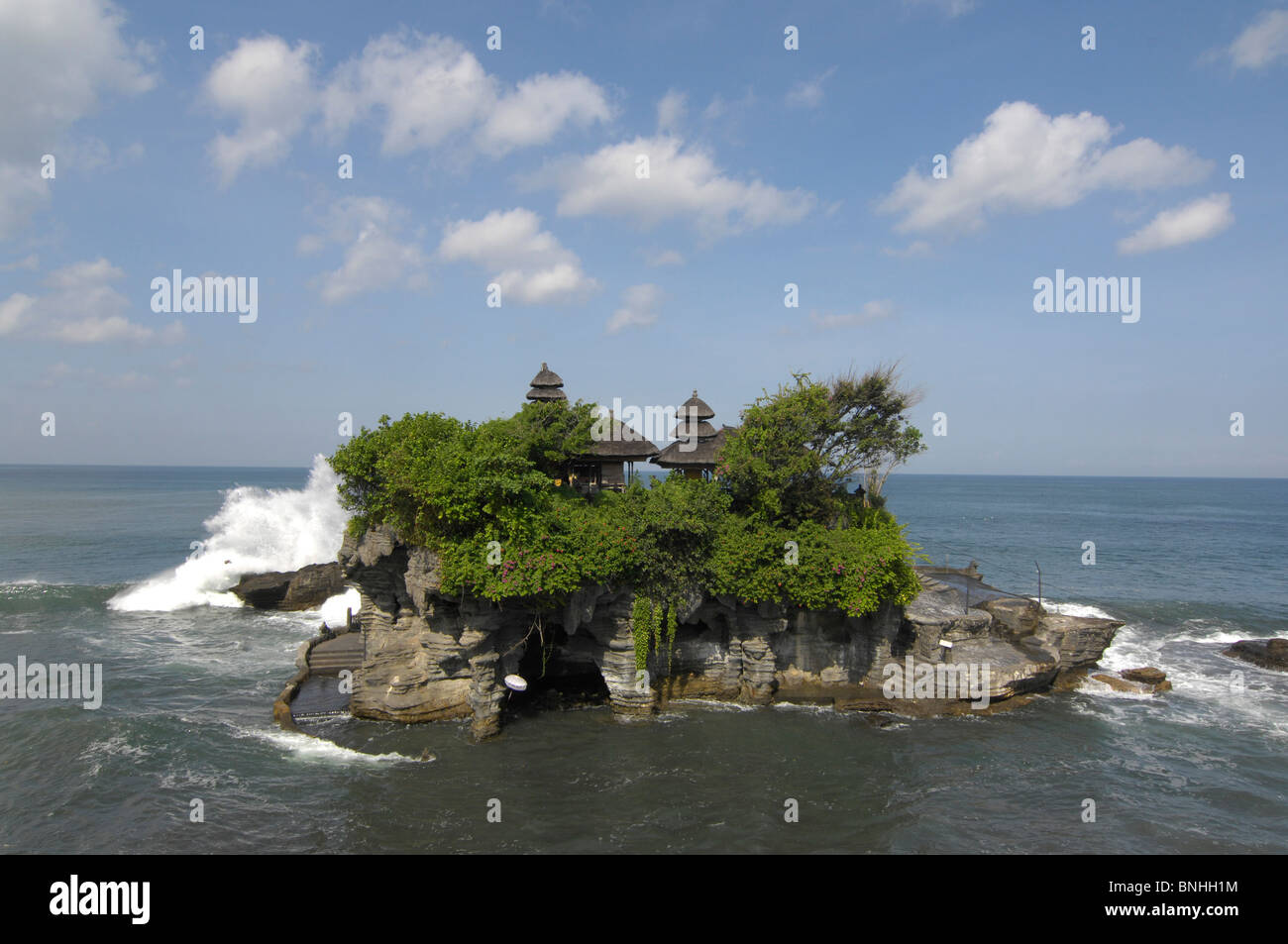 Asie Indonésie Bali Emplacement voyage religion hindou hindouisme hindouiste Temple Tanah Lot South Coast island mer océan paysage Banque D'Images