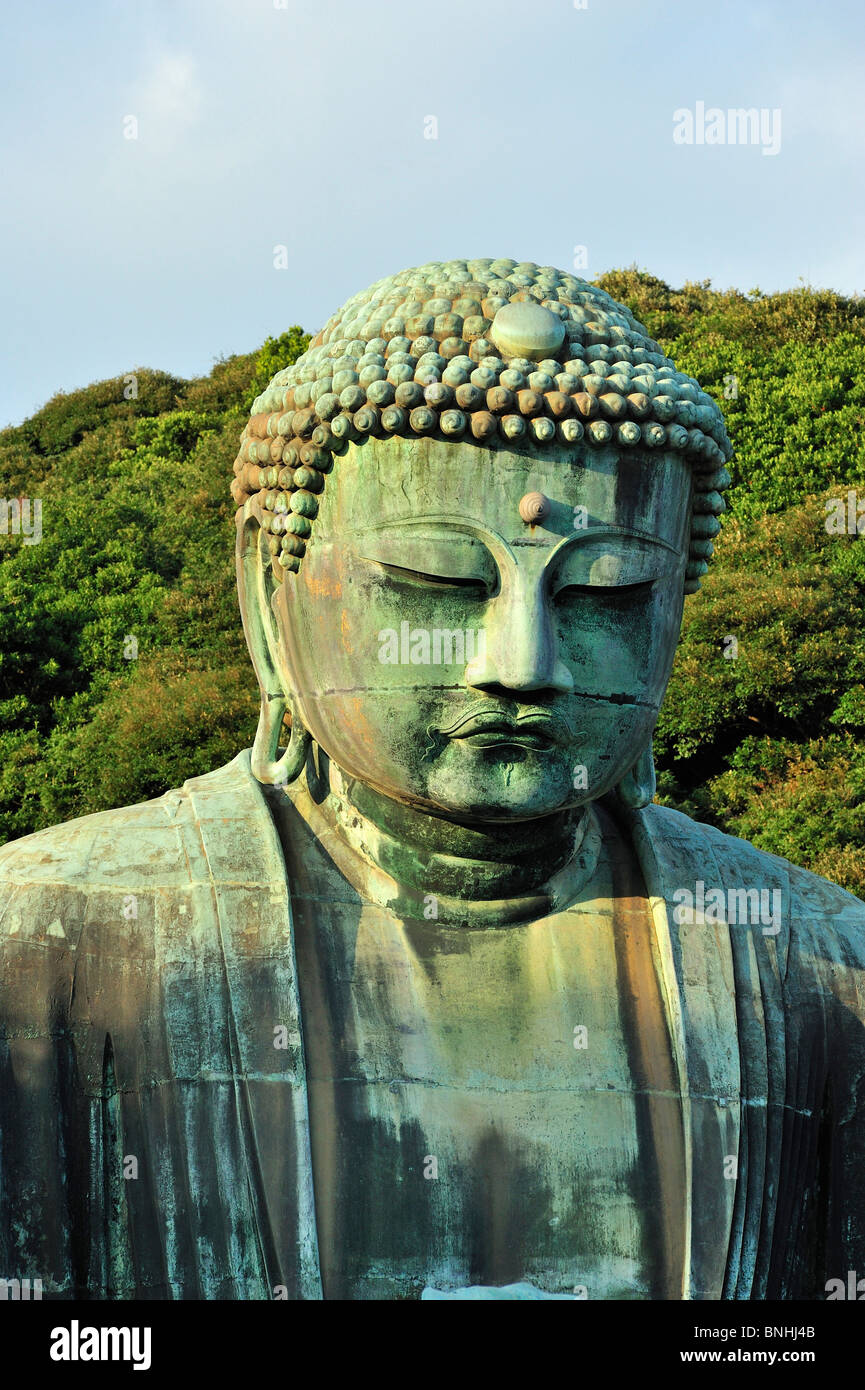 Japon Grand Bouddha de Kamakura Daibutsu Kotoku-In Préfecture de Kanagawa Bouddha Amida Bouddha Amitabha Bouddha bouddhiste le bouddhisme en Asie Banque D'Images