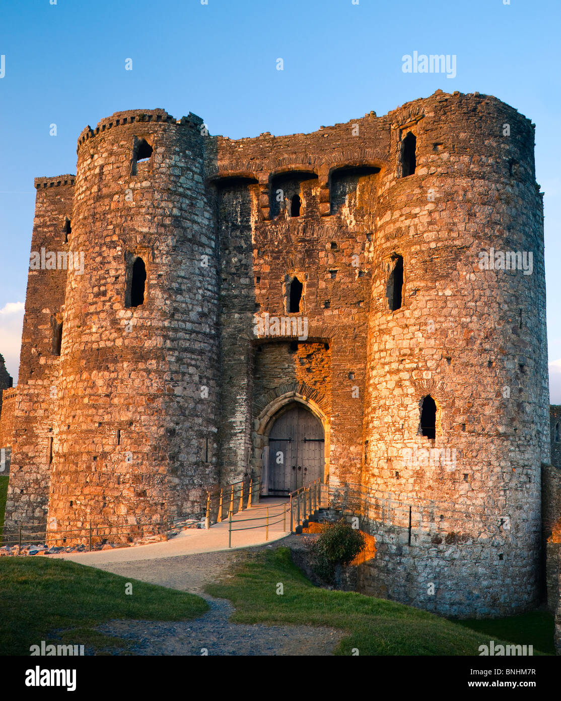 Château de Kidwelly Carmarthenshire Wales Banque D'Images