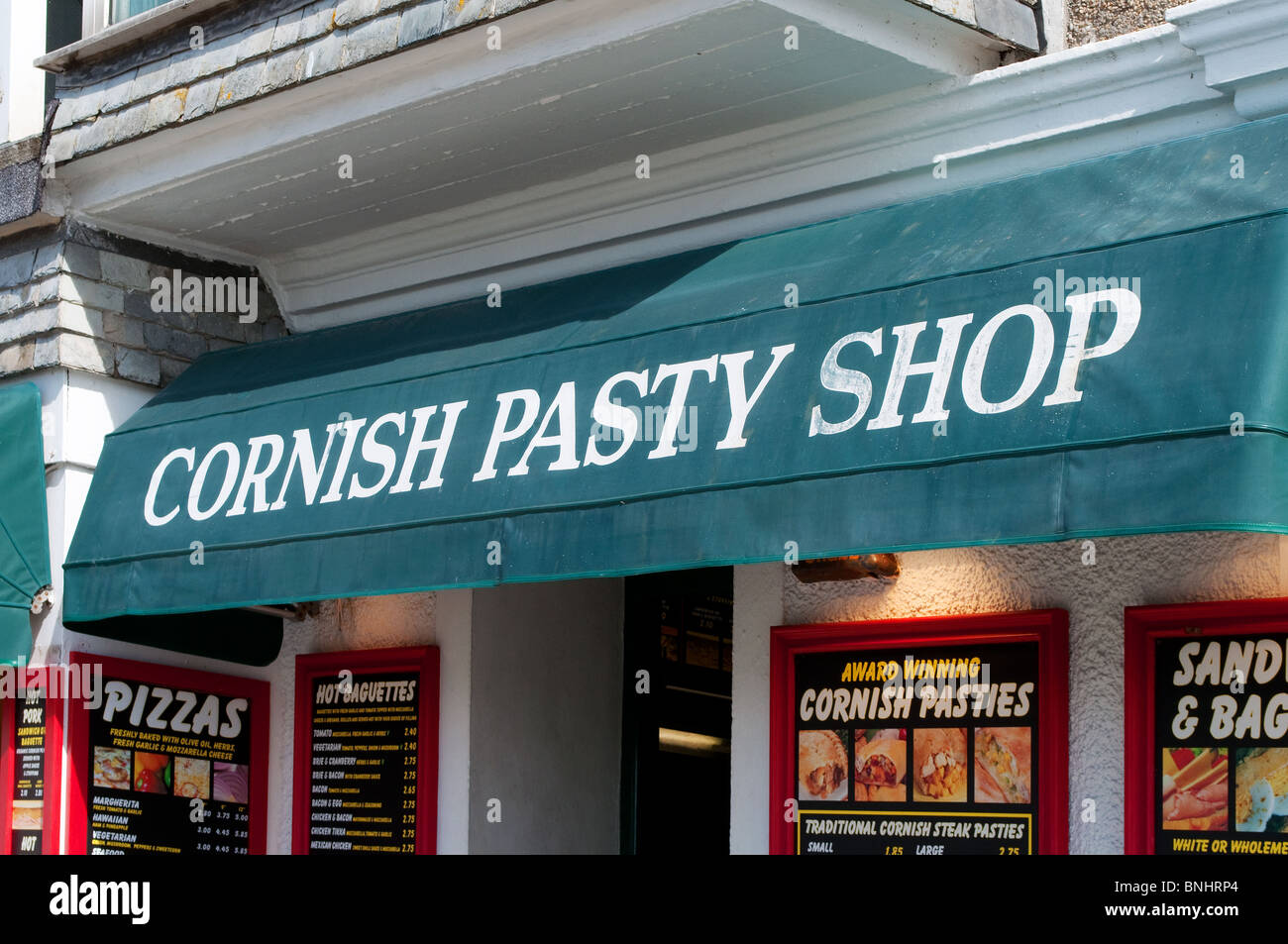 Un cornish pasty shop à st.ives, Cornwall, uk Banque D'Images