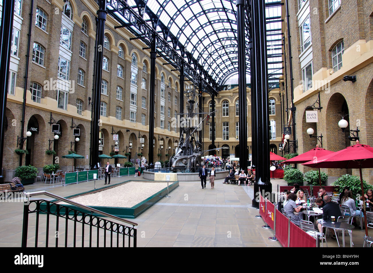 Hay's Galleria, le South Bank, Southwark, London, Greater London, Angleterre, Royaume-Uni Banque D'Images