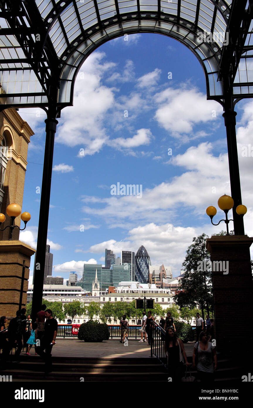 Hay's Galleria, le South Bank, Southwark, London, Greater London, Angleterre, Royaume-Uni Banque D'Images
