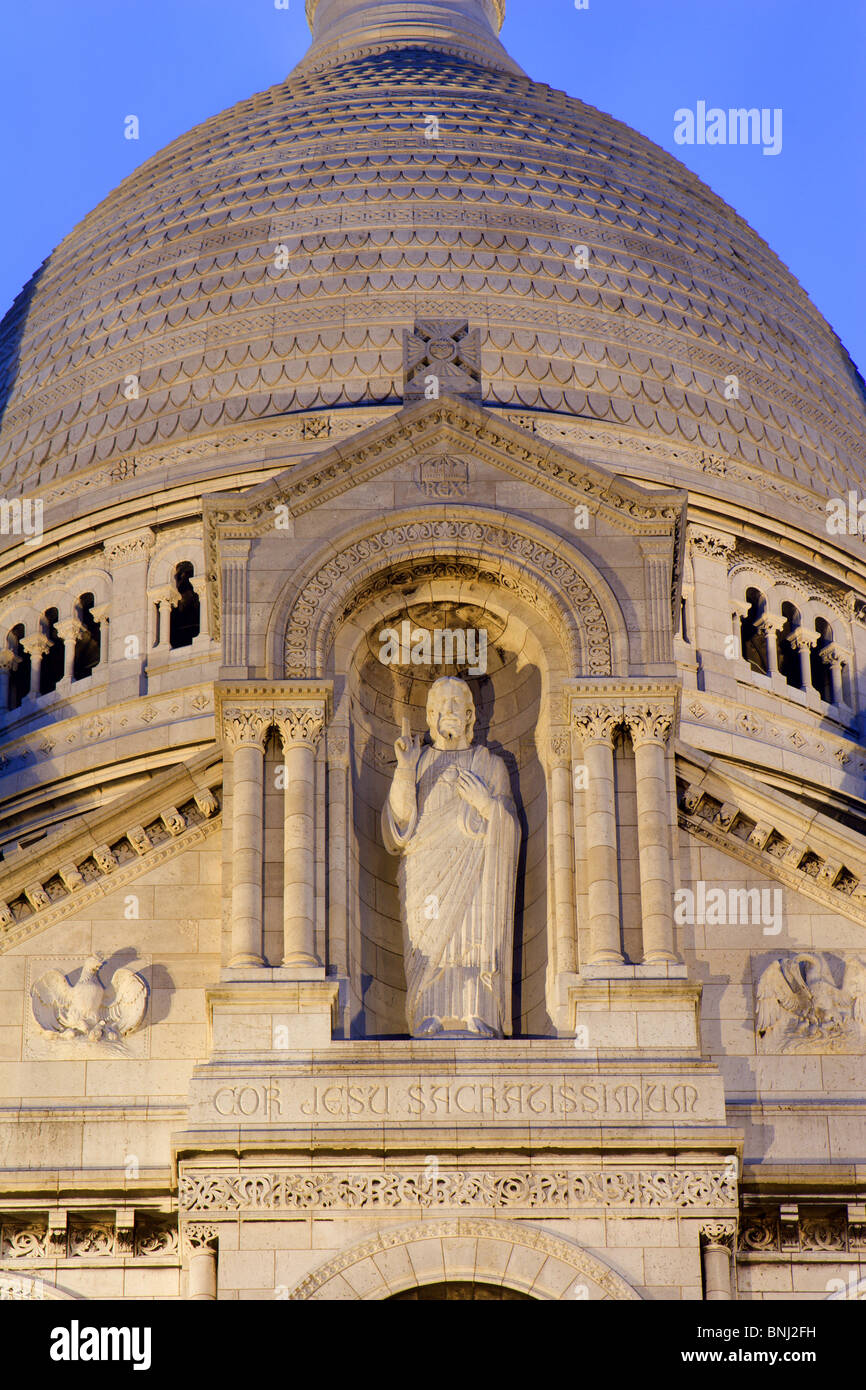La cathédrale du Sacré-cœur à paris - détail Banque D'Images