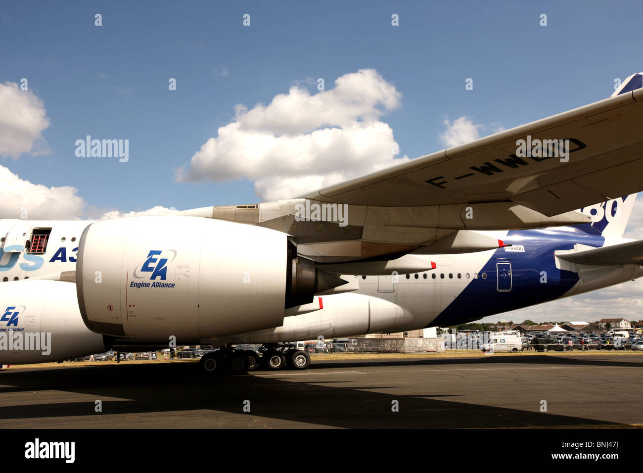 L'Airbus géant A380 est confronté à une retraite anticipée accélérée par le verrouillage mondial du Coronavirus et les interdictions de voyager internationales Banque D'Images