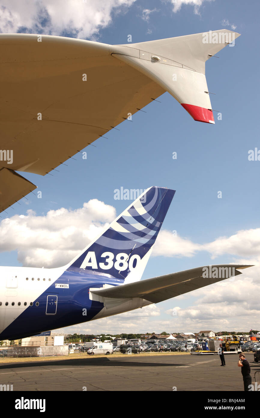 L'Airbus géant A380 est confronté à une retraite anticipée accélérée par le verrouillage mondial du Coronavirus et les interdictions de voyager internationales Banque D'Images