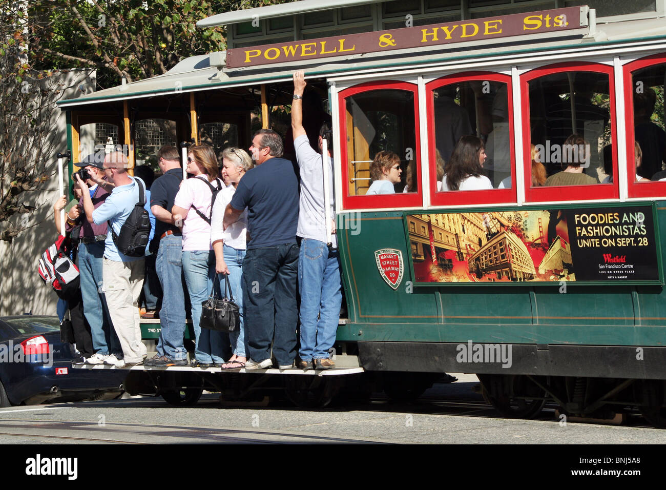 San Francisco cable car Banque D'Images