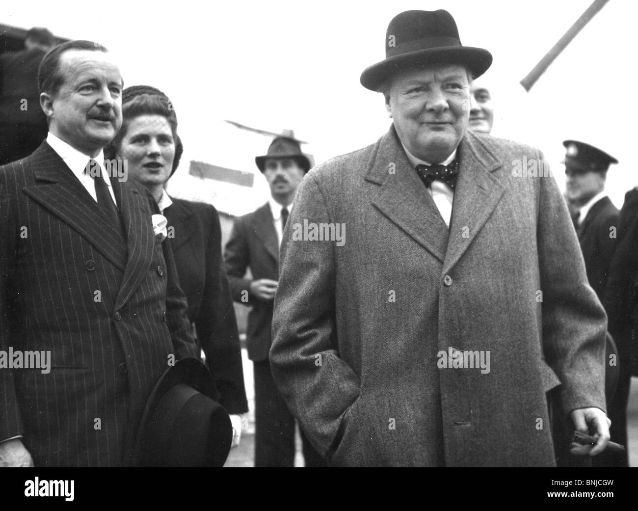 WINSTON CHURCHILL (1874-1965) Banque D'Images