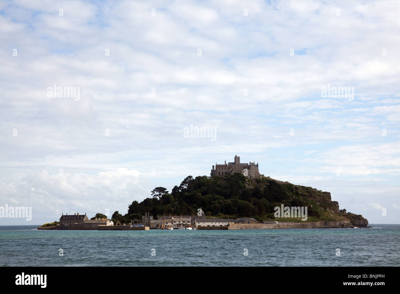 St Michael's Mount island château, Penzance, Cornwall, Angleterre, Royaume-Uni Banque D'Images