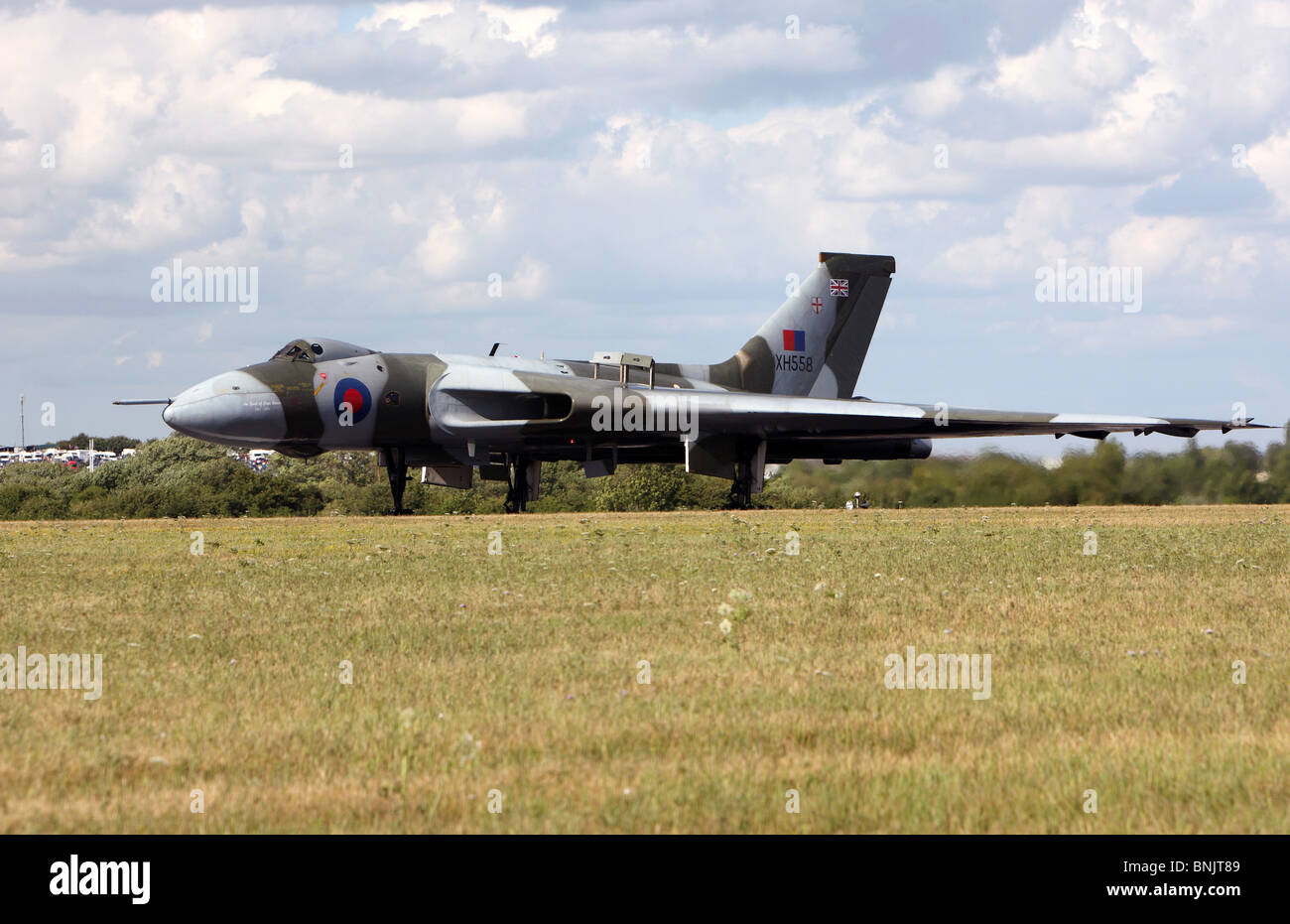 Bombardier Avro Vulcan B2 XH558 au Royal International Air Tattoo RAF Fairford Gloucestershire 2010 RIAT Banque D'Images