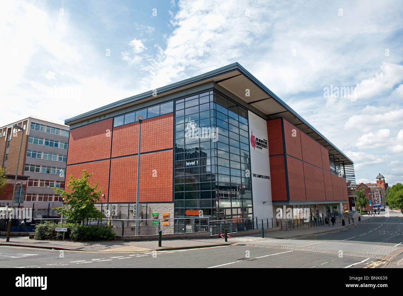 De Montfort University Campus Center Building et Student Union à Leicester City. Banque D'Images