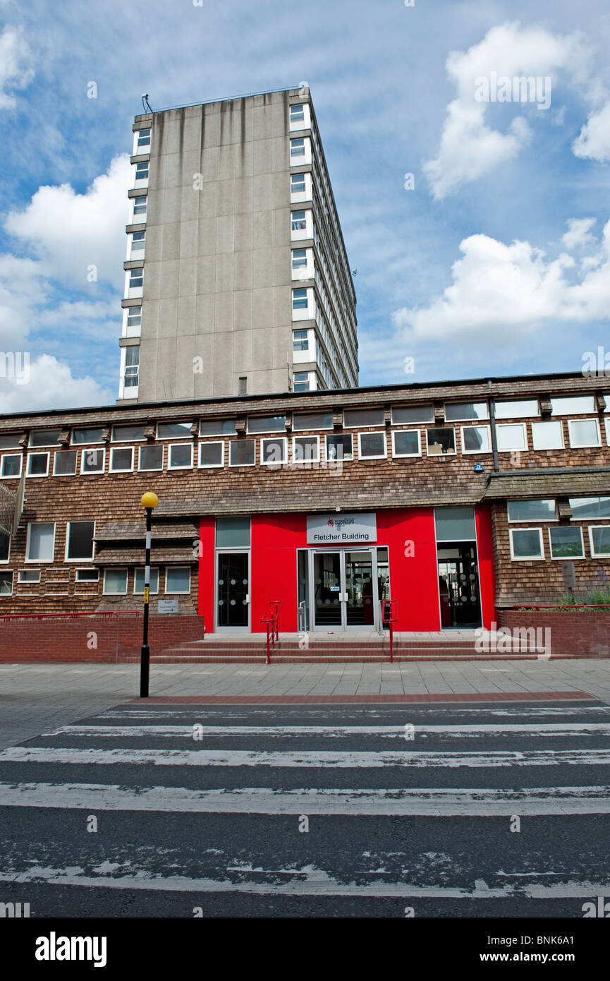 De Montfort University Fletcher Building pour Art and Design à Leicester City. Banque D'Images