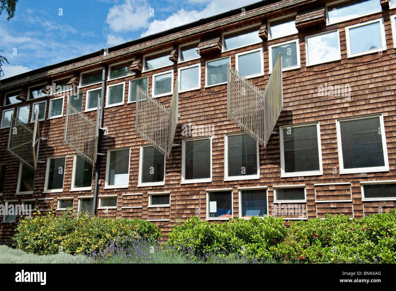 De Montfort University Fletcher Building pour Art and Design à Leicester City. Banque D'Images