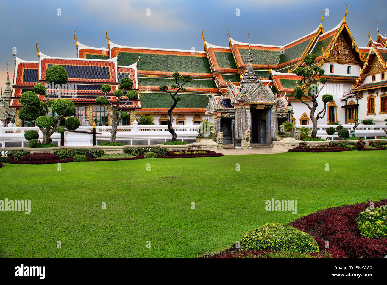Le Dusita Phirom hall dans le Palais Royal à Bangkok, Thaïlande Banque D'Images