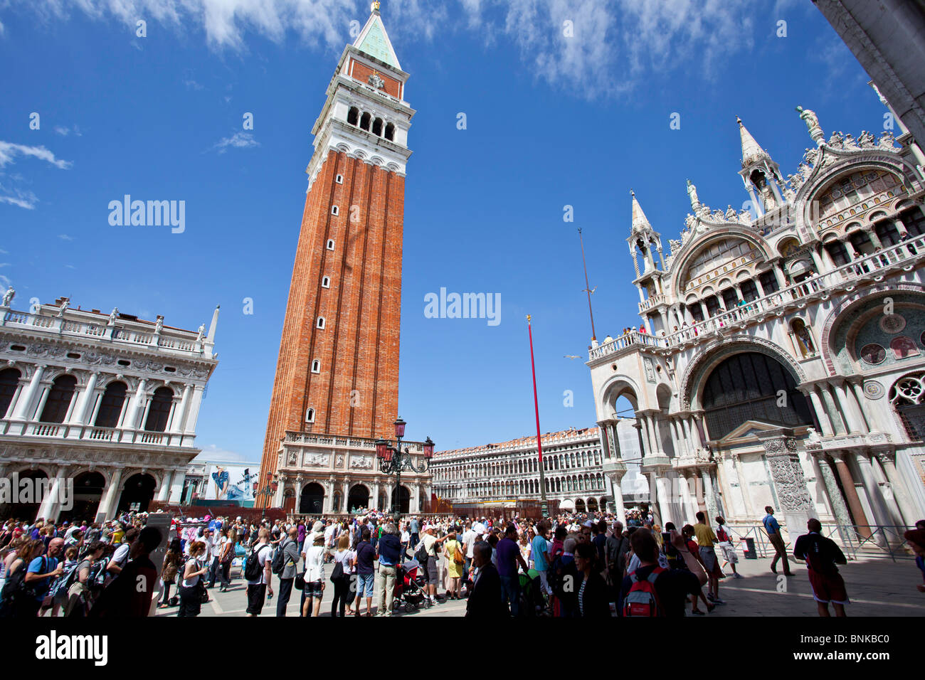 Tour de l'horloge à la place Saint Marc à Venise Banque D'Images