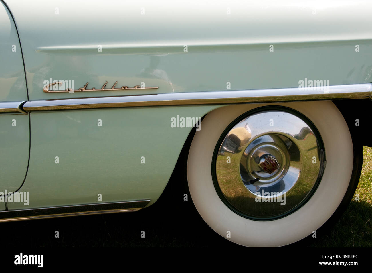 Aile d'une voiture Cadillac classique Banque D'Images