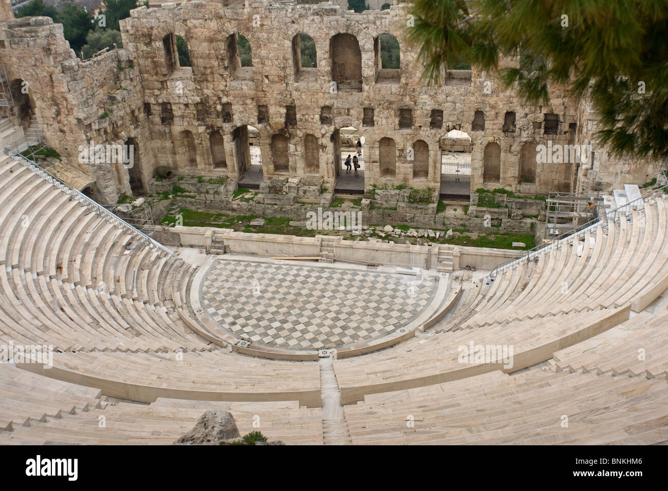 Images des ruines de l'Acropole à Athènes, Grèce. Banque D'Images