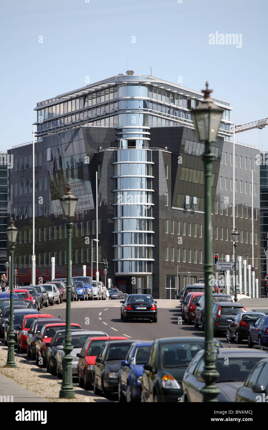 Immeuble de bureaux sur 56-58 Rue Reinhardt, Berlin, Allemagne Banque D'Images
