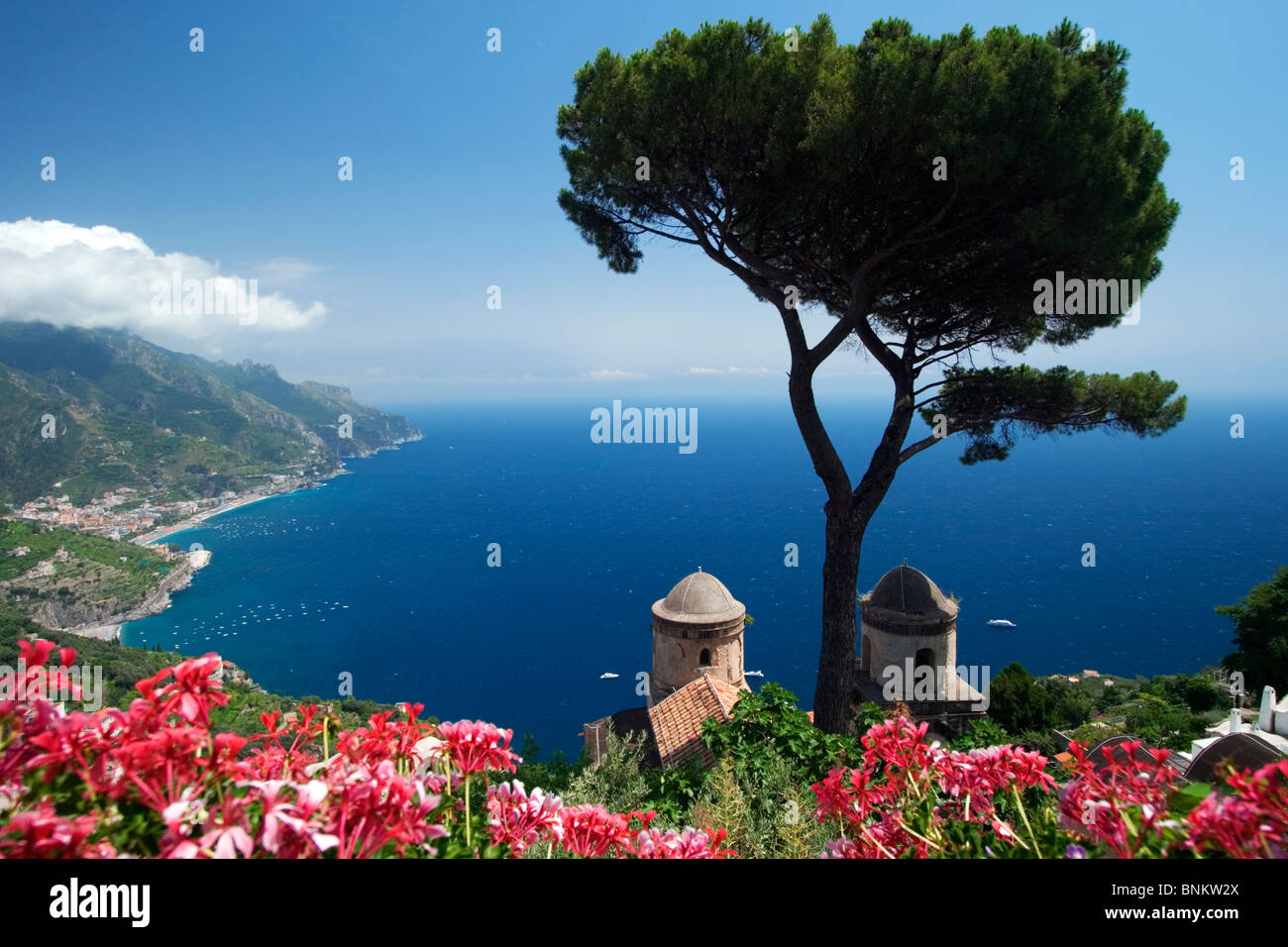 Ravello, Amalfi, Campani, coast, Italie Banque D'Images