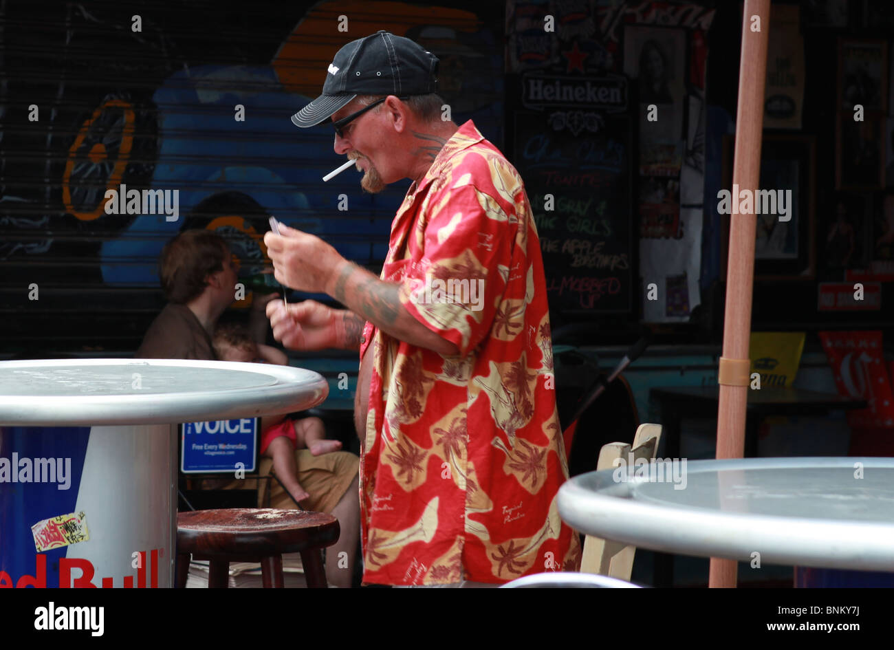 Allumage de l’homme Banque D'Images