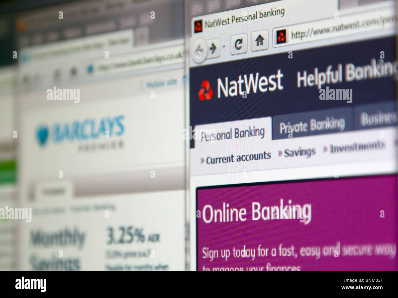 La Banque Natwest accueil du site. Banque D'Images