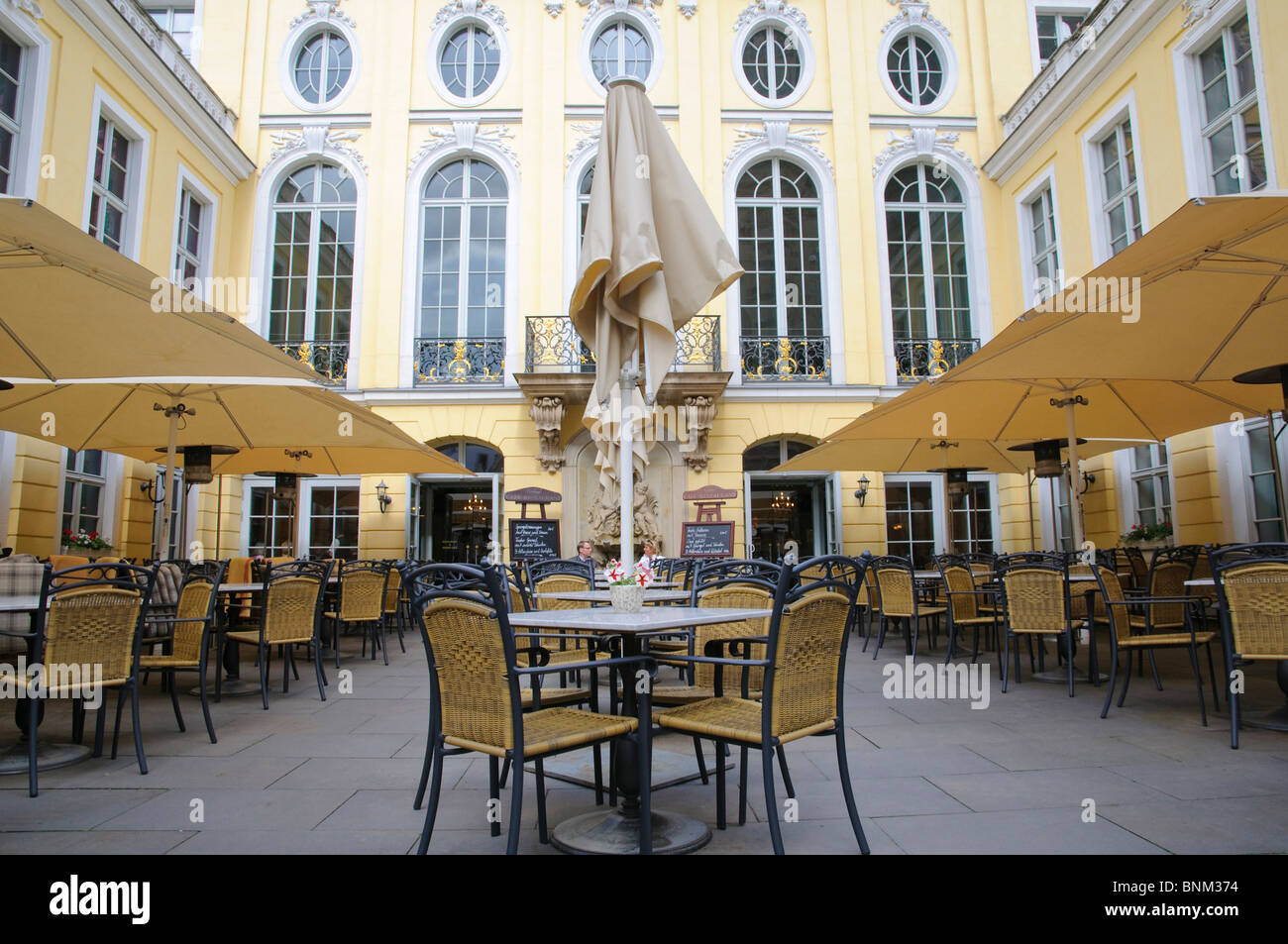 L'enregistrement sur le terrain RFA république fédérale Coselpalais Allemagne Dresde Europe inn restauration restaurant auberge bar du patrimoine culturel Banque D'Images