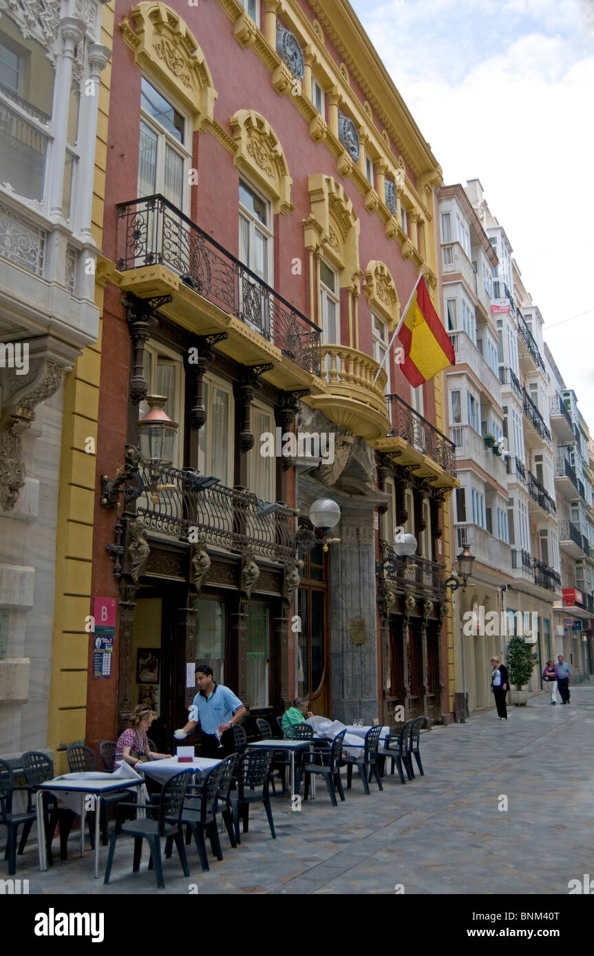 La ville de Carthagène dans la région de Murcie, au Sud Est de l'Espagne Banque D'Images