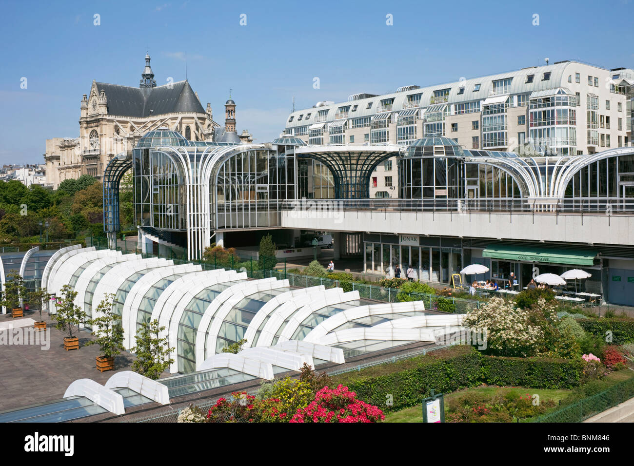 Europe France Paris Les Halles Shop Boutiques Shopping Tourisme Voyage Vacances Locations de plein air 2009 Banque D'Images