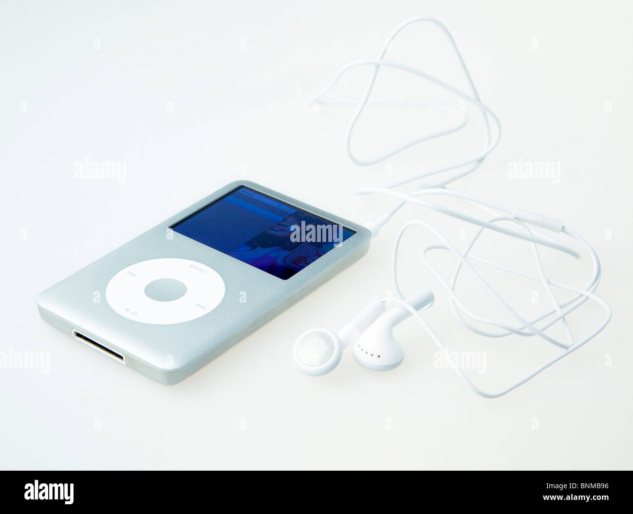 La musique, le lecteur MP3 Portable, Apple i-pod classic 120Go. Lecteur de  musique MP3 Audio portable personnel Pocket Gris Gris argent Photo Stock -  Alamy