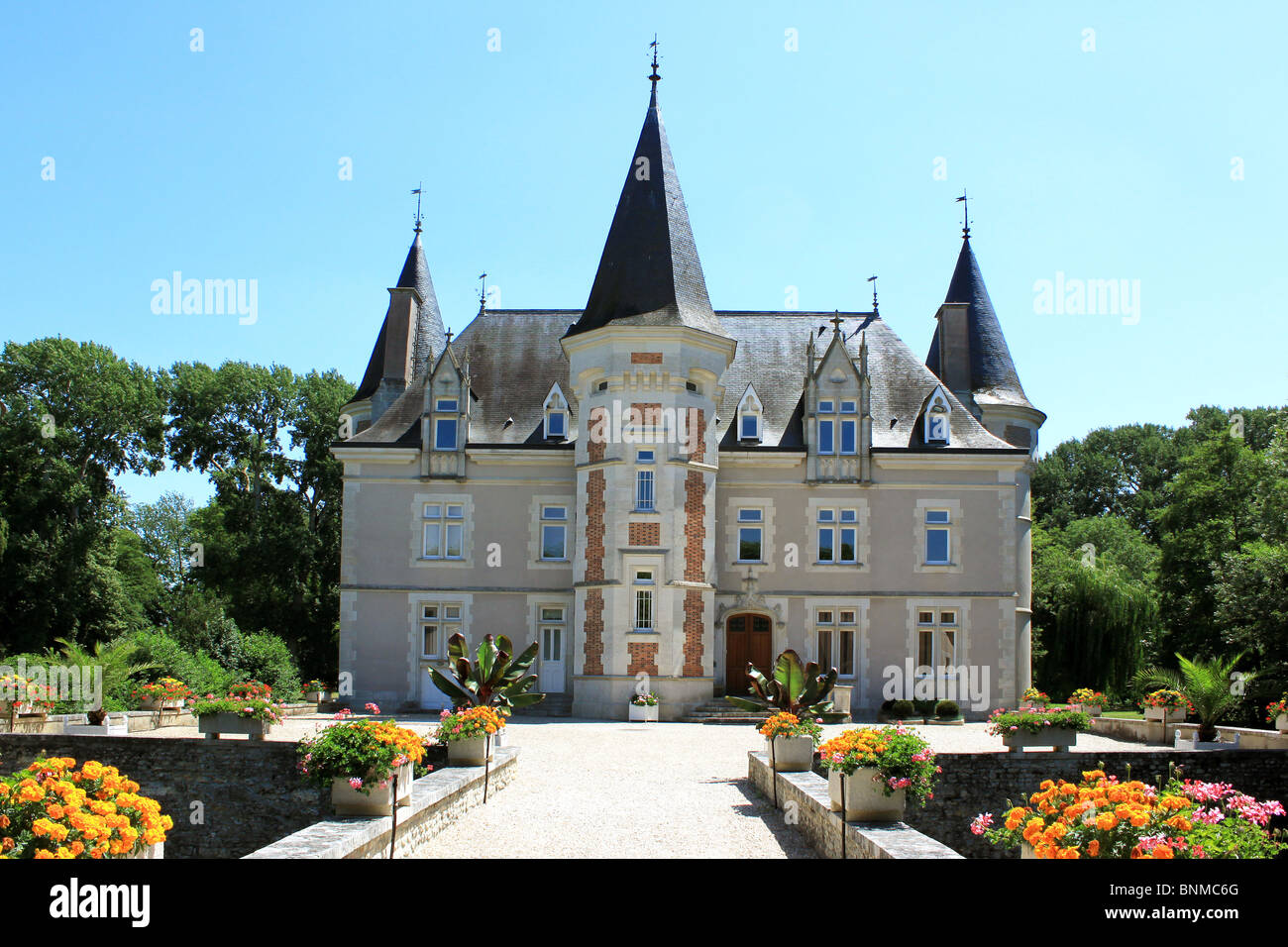 Photo de Lisledon à Villemandeur château dans le Loiret Banque D'Images