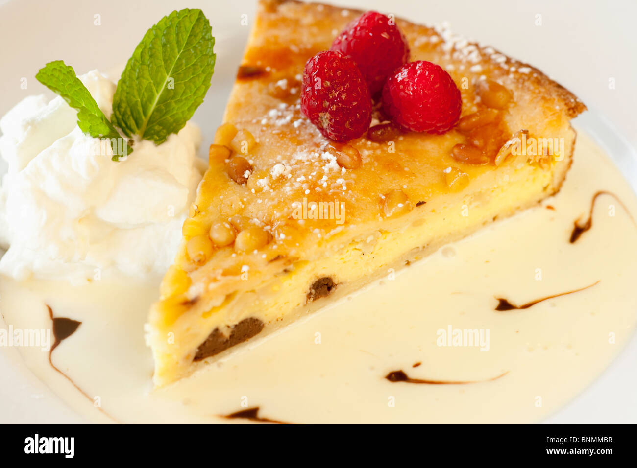 La torta della Nonna, dessert , Orcutt, Californie, États-Unis d'Amérique Banque D'Images