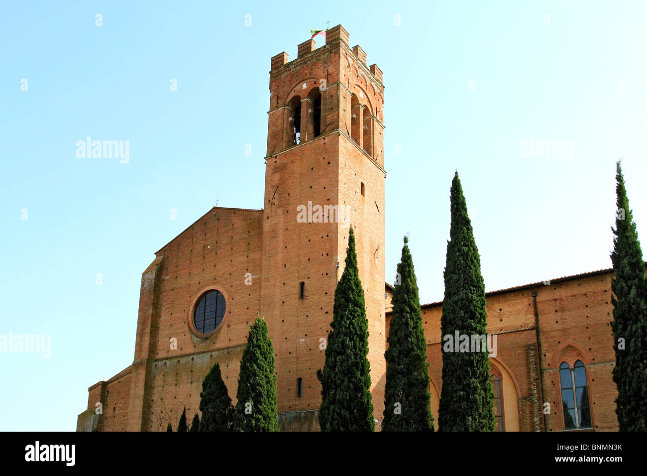 L'Italie, la Toscane, l'église San Domenico à Sienne Banque D'Images