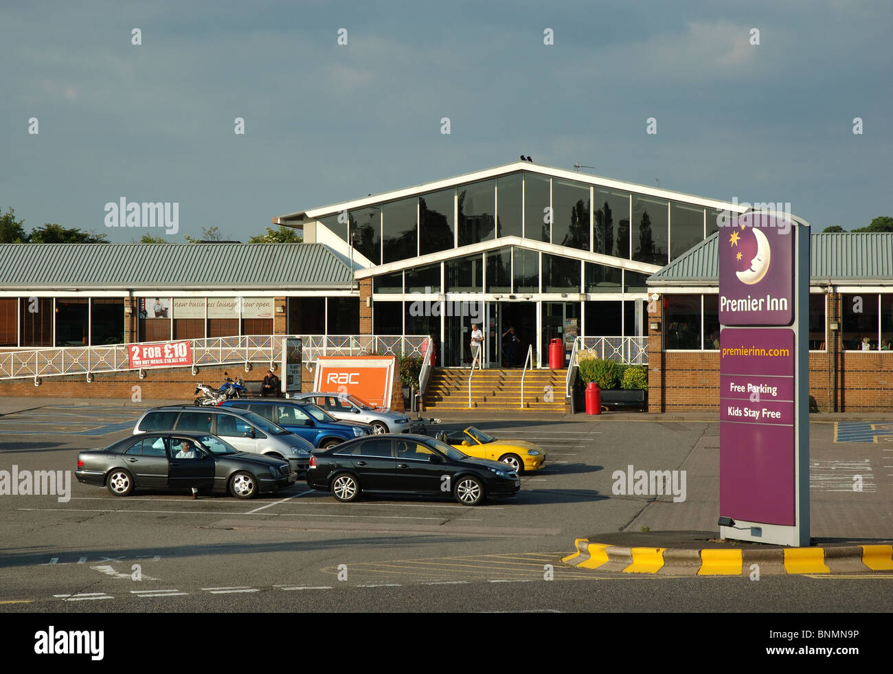 Watford Gap services, autoroute M1, Northamptonshire, England, UK Banque D'Images