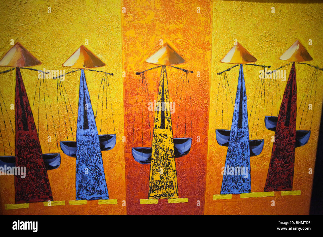 En Asie Vietnam Hoi An Hoi An Hoi An, ville ancienne Faifo Art Art vietnamien du patrimoine mondial de l'UNESCO Tourisme vacances voyage Banque D'Images