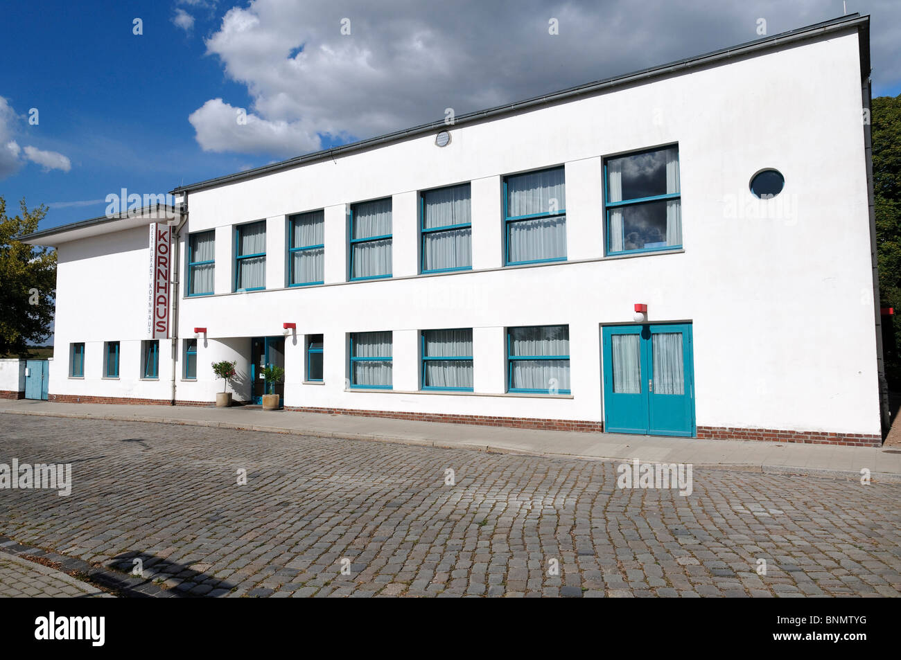 L'architecture de style architectural indice Bauhaus Dessau Allemagne Europe construction maison construction maison grain accueil Banque D'Images