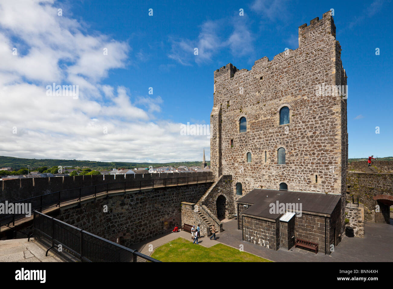 Carrickfergus Castle, en Irlande du Nord, Royaume-Uni Banque D'Images