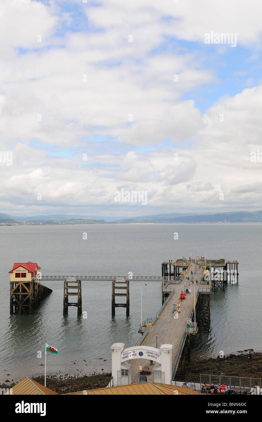 Mumbles Pier, The Mumbles, Swansea Bay Banque D'Images
