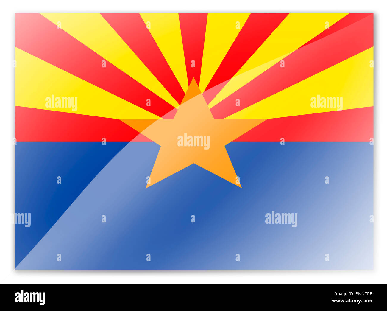 Drapeau Arizona 90 x 150 cm MaxFlags MonsieurdesDrapeaux