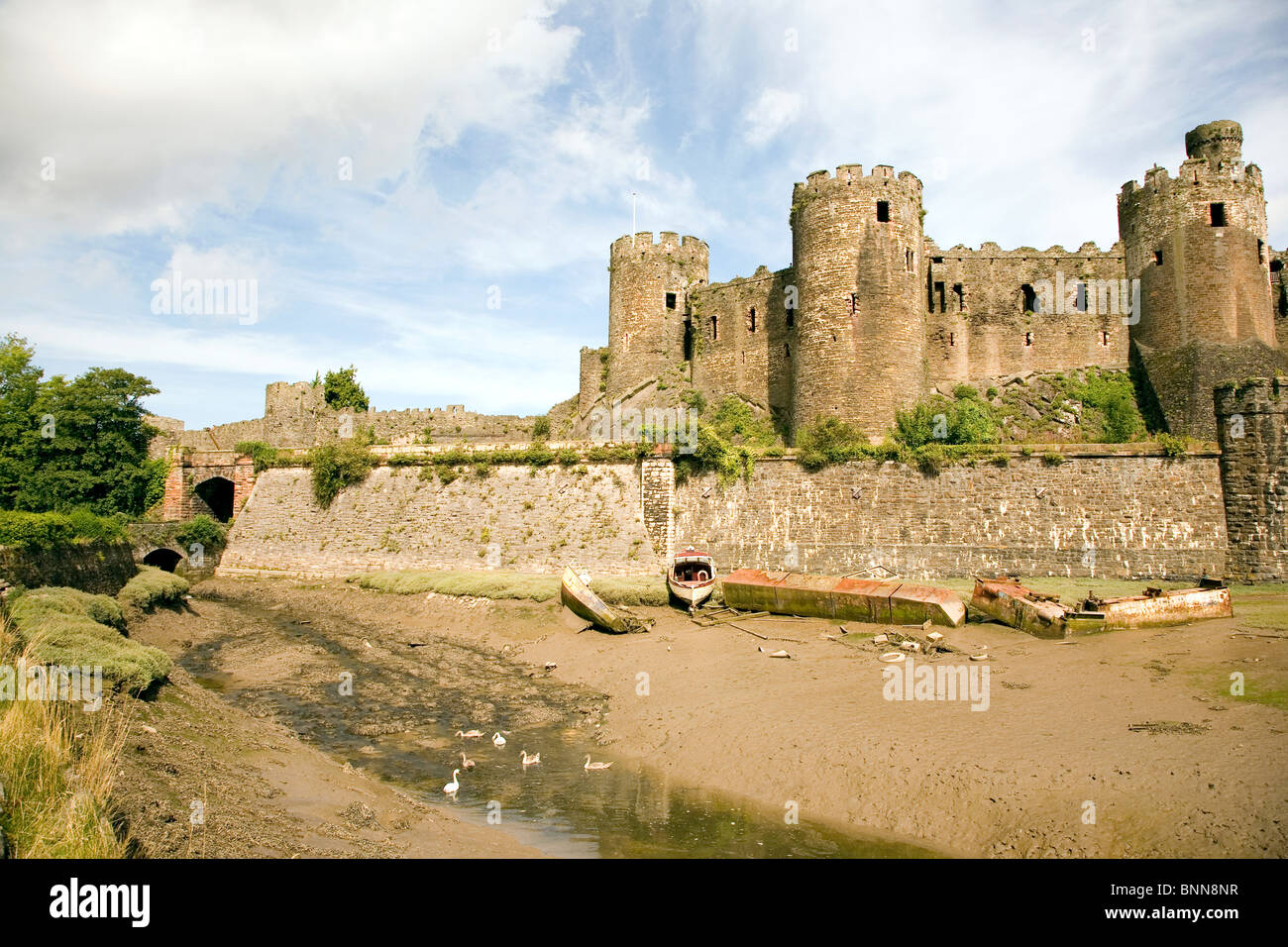 Château de Conwy dans le nord du Pays de Galles Banque D'Images