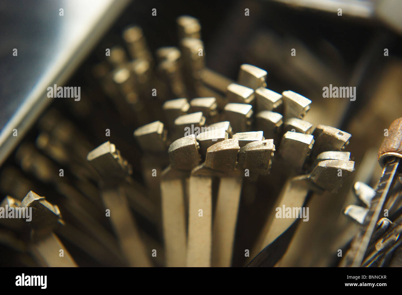 Libre d'une machine à écrire vintage Banque D'Images